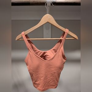 Lululemon Align Crop Tank Top Coral Color Size 6